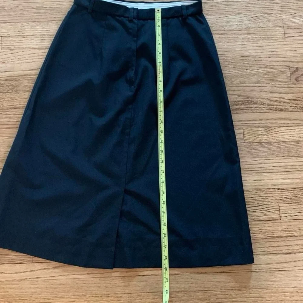 1980s Vintage US Navy Service Dress Blue Skirt - Picture 6 of 13